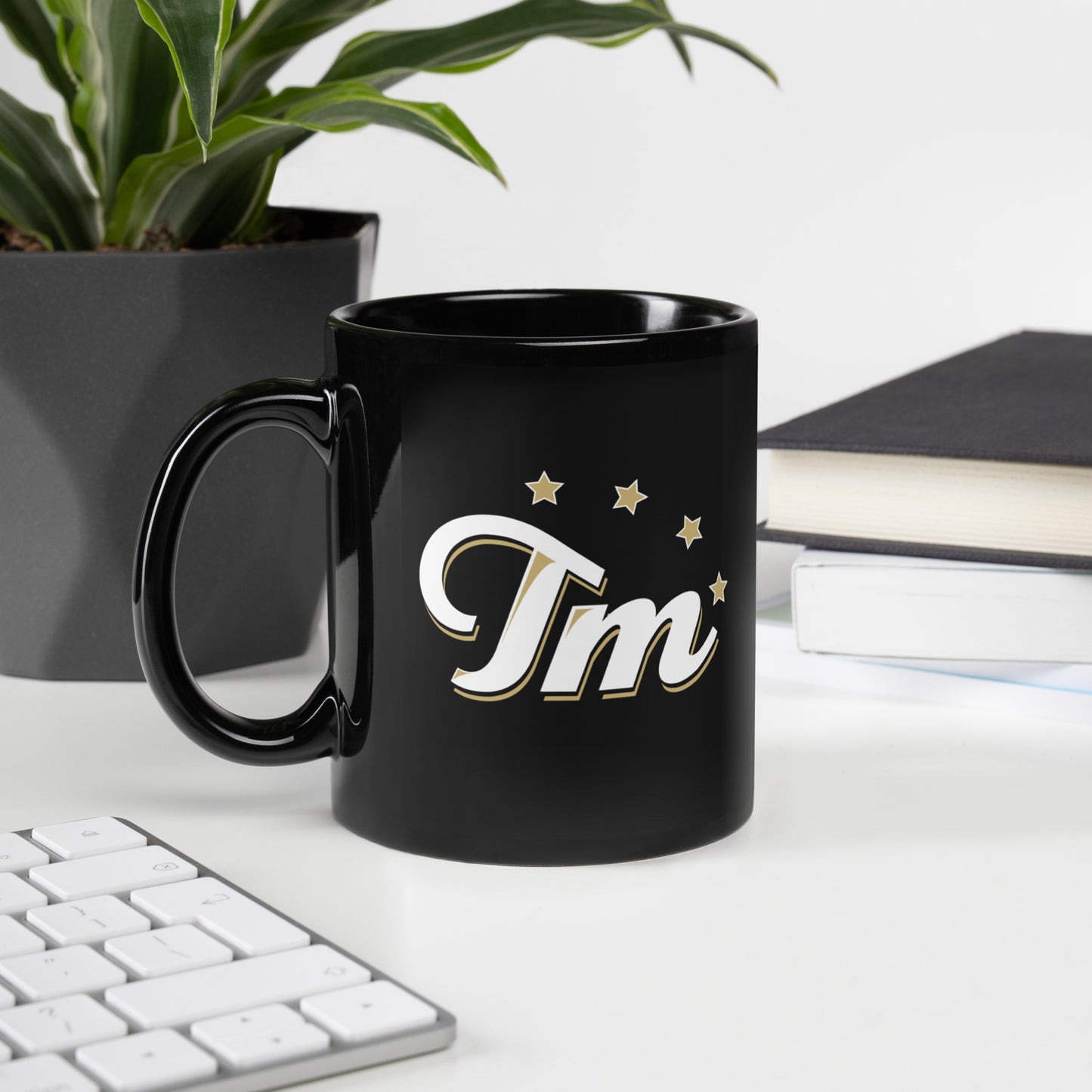 Trademark - Printed Black Glossy Mug