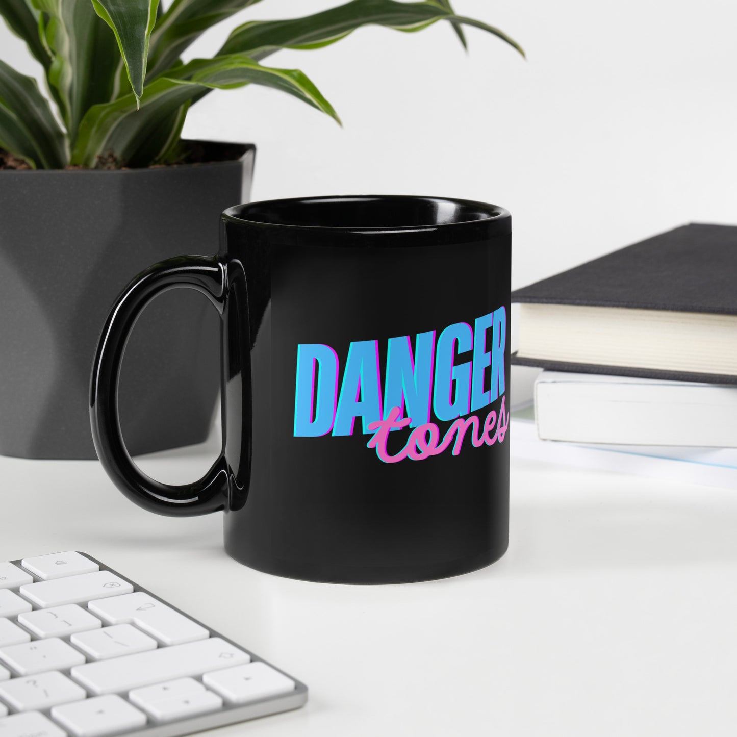 Danger Tones - Printed Black Glossy Mug