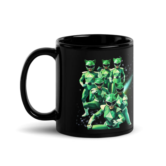 Space City Sound - Space Rangers Printed Black Glossy Mug