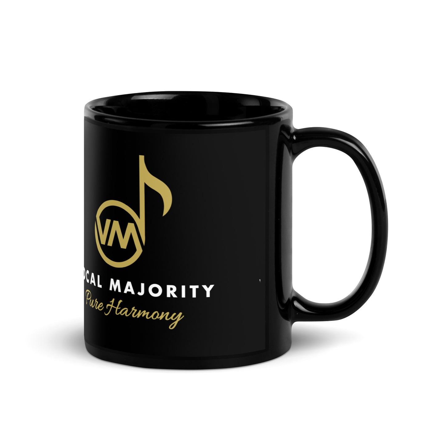 Vocal Majority - Printed Black Glossy Mug