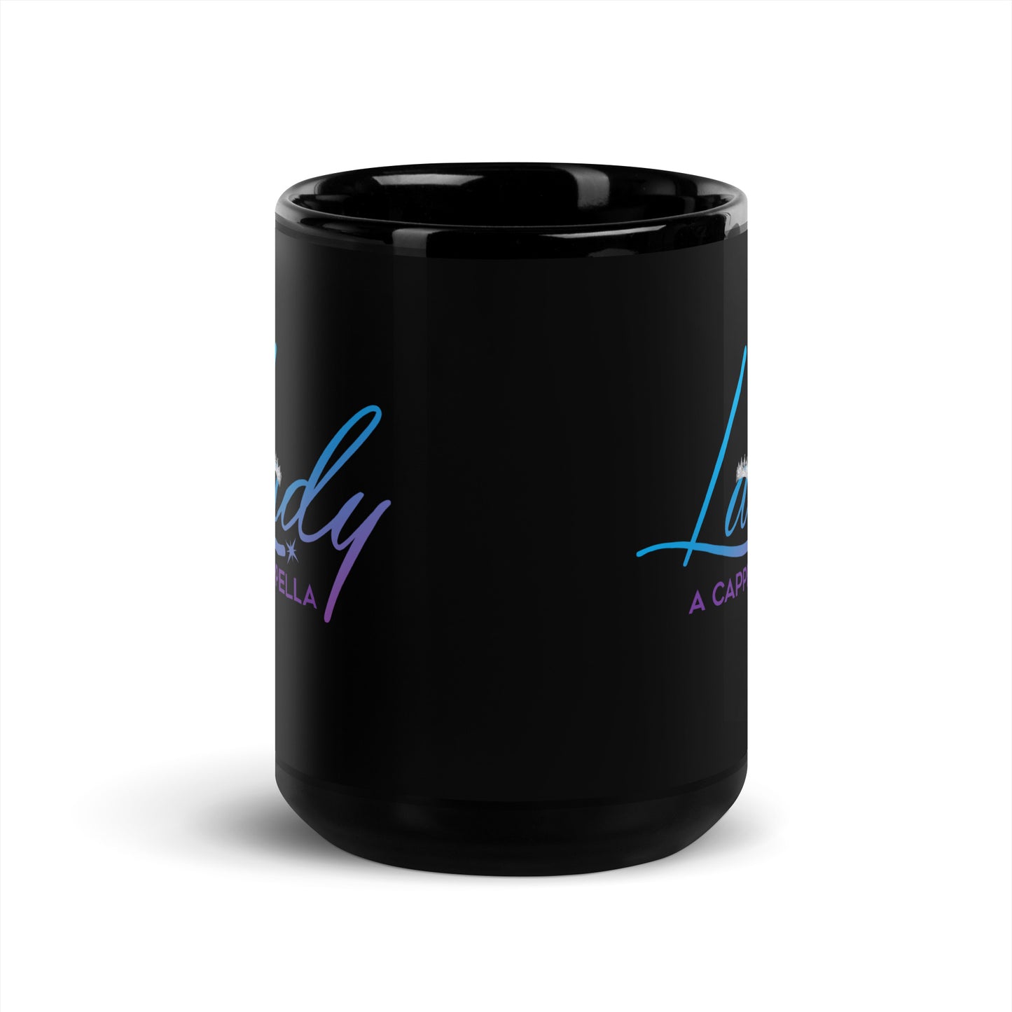 Lady A Cappella - Black Glossy Mug