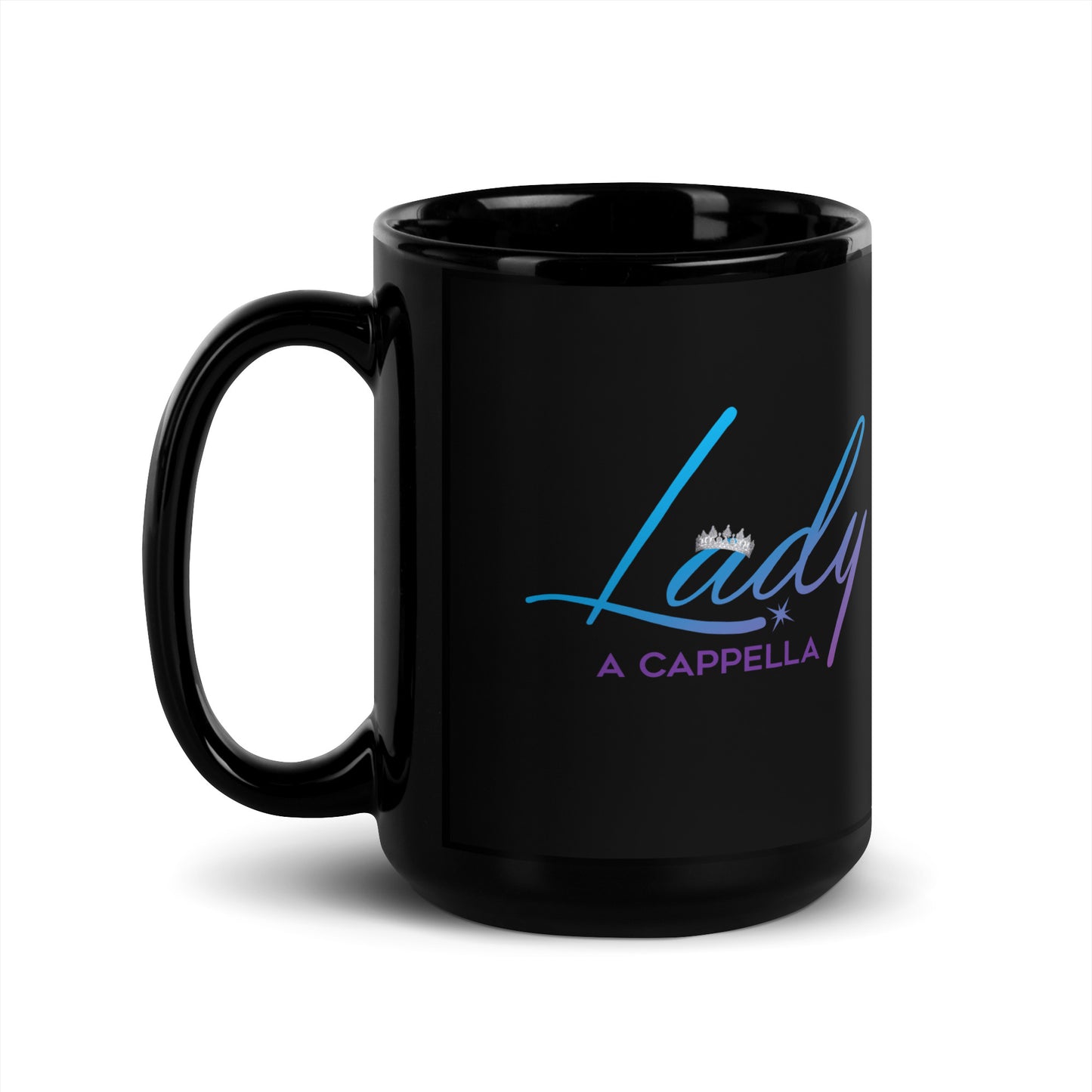 Lady A Cappella - Black Glossy Mug