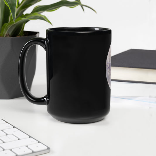 Moonstone Black Glossy Mug