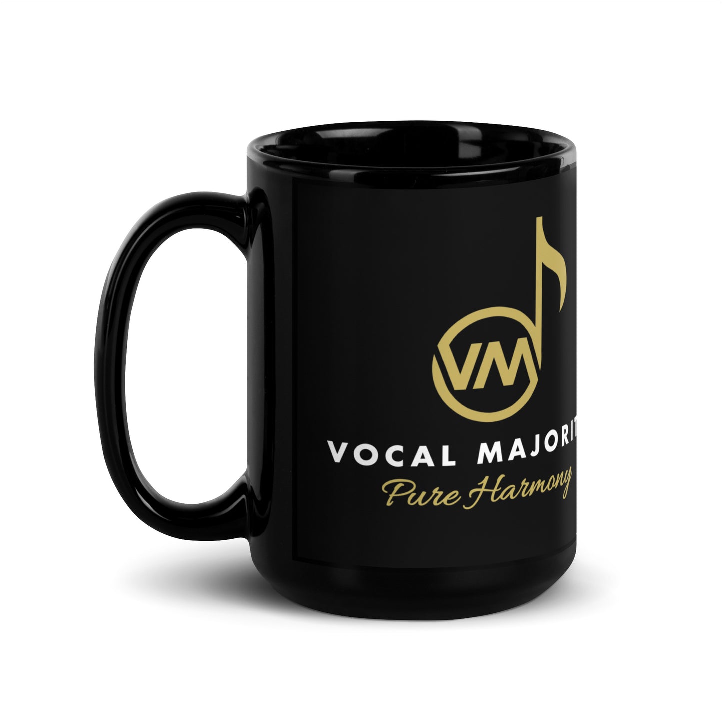 Vocal Majority - Printed Black Glossy Mug