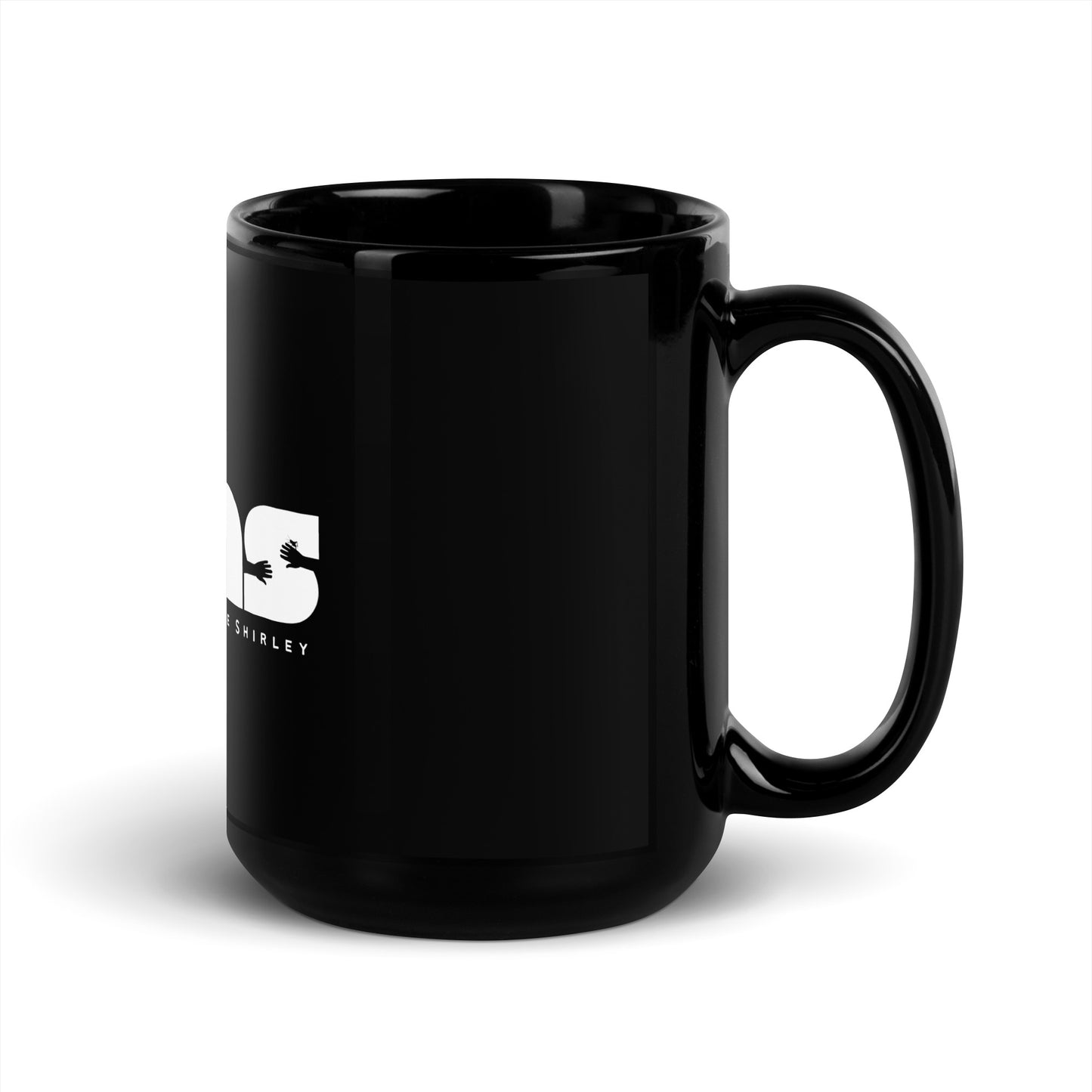 Don't call me Shirley - Printed Black Glossy Mug