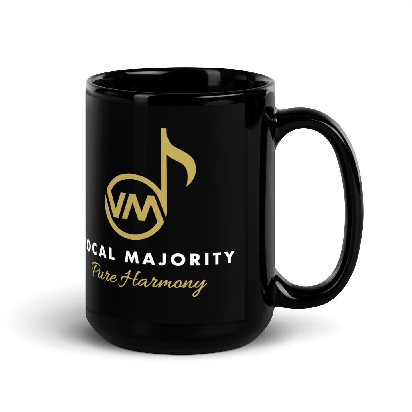 Vocal Majority - Printed Black Glossy Mug