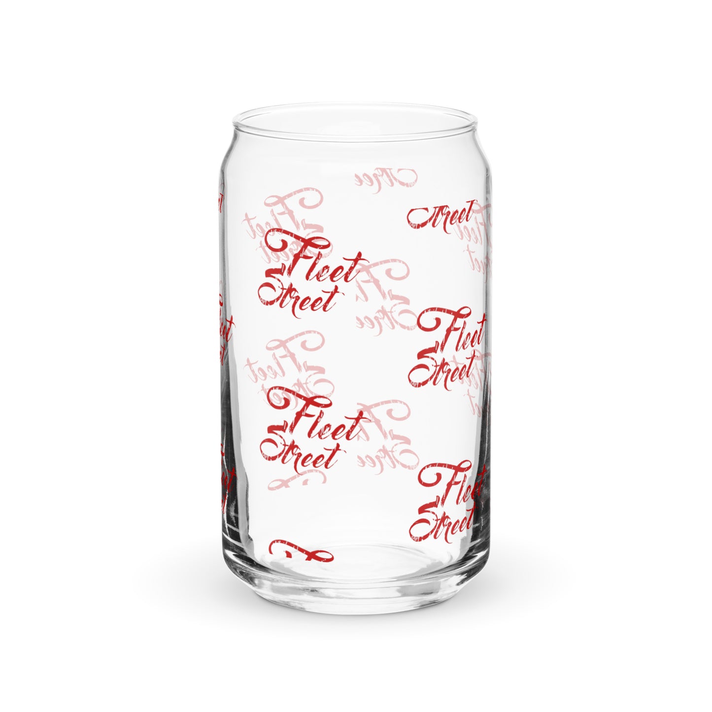 Fleet Street - Printed Can-shaped glass