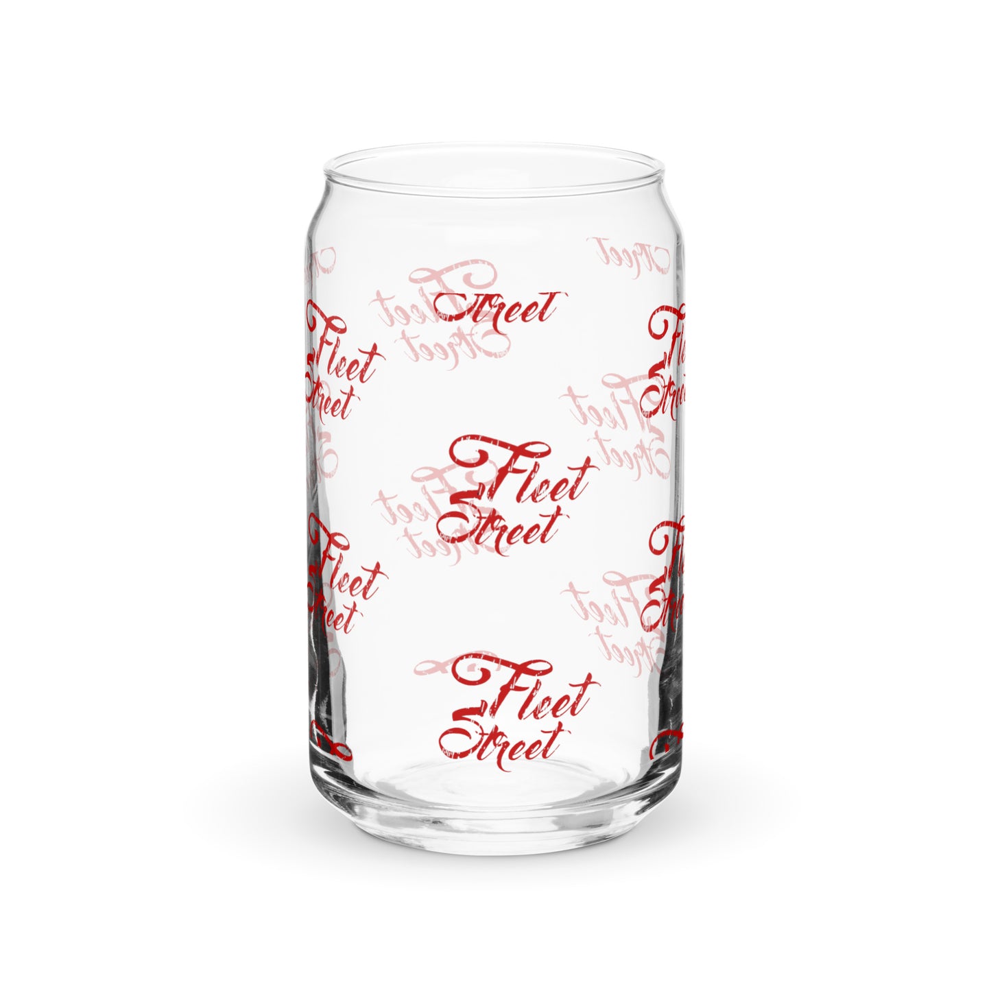 Fleet Street - Printed Can-shaped glass