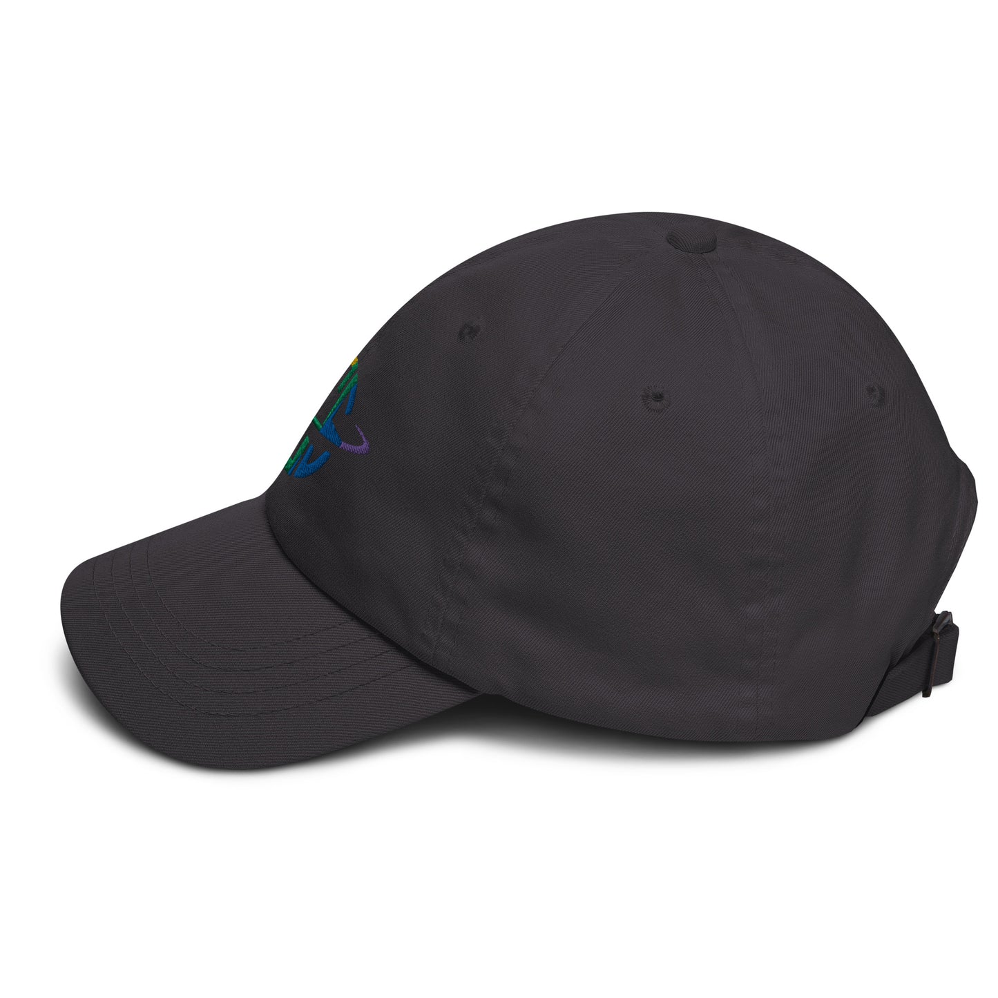 Space City Sound - Rainbow Pride logo - Embroidered Dad hat