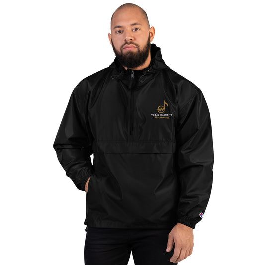 Vocal Majority - Embroidered Champion Packable Jacket