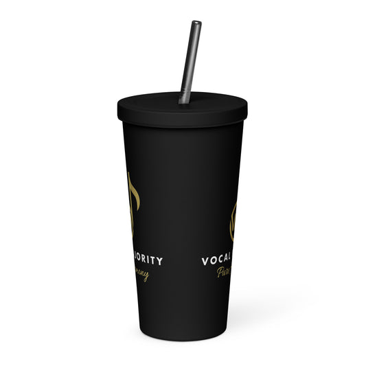 Vocal Majority - Printed Insulated tumbler with a straw