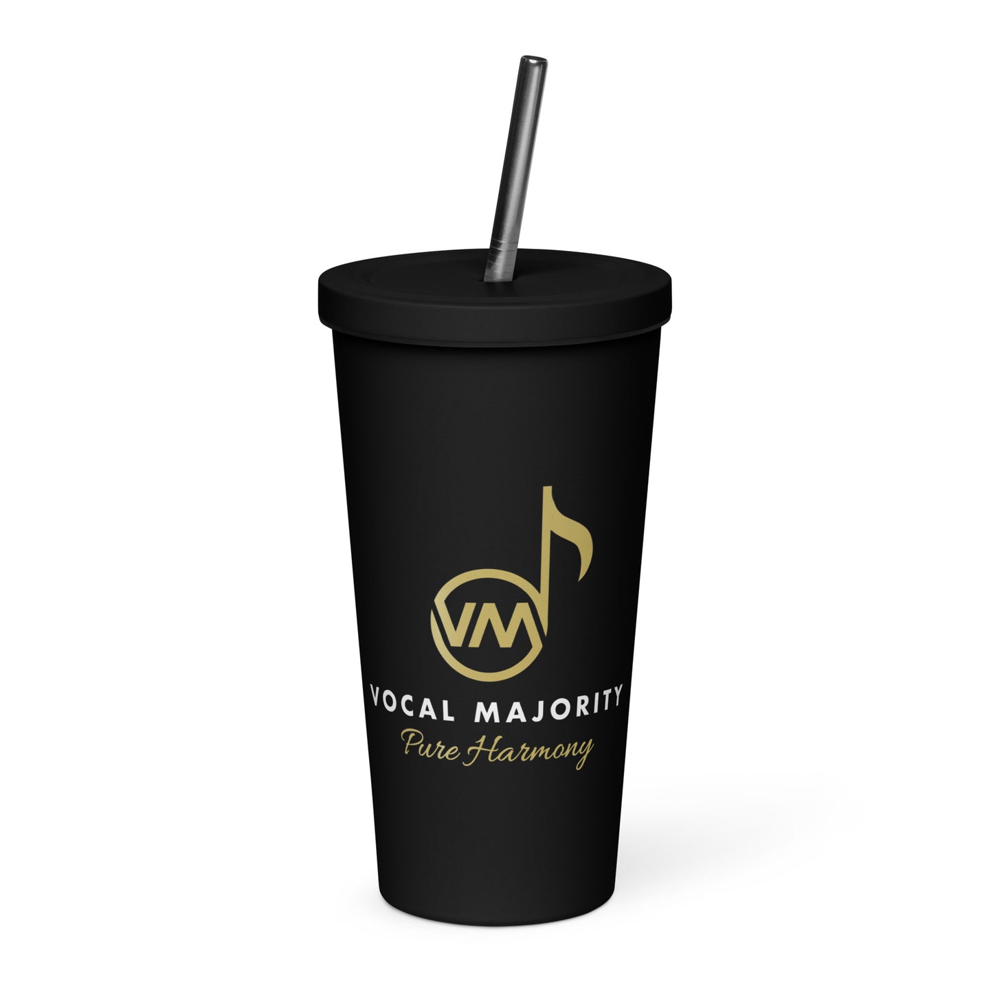 Vocal Majority - Printed Insulated tumbler with a straw