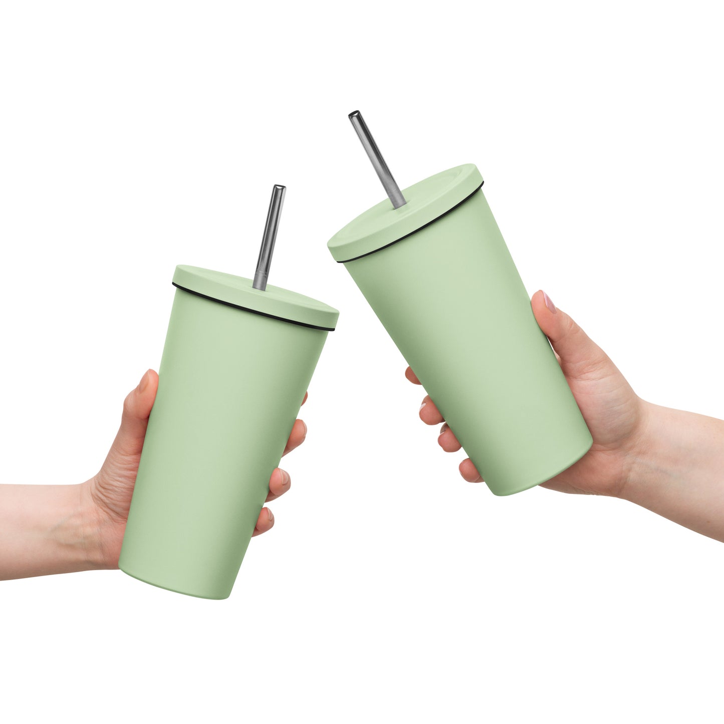 PDX Voices - Printed Insulated tumbler with a straw