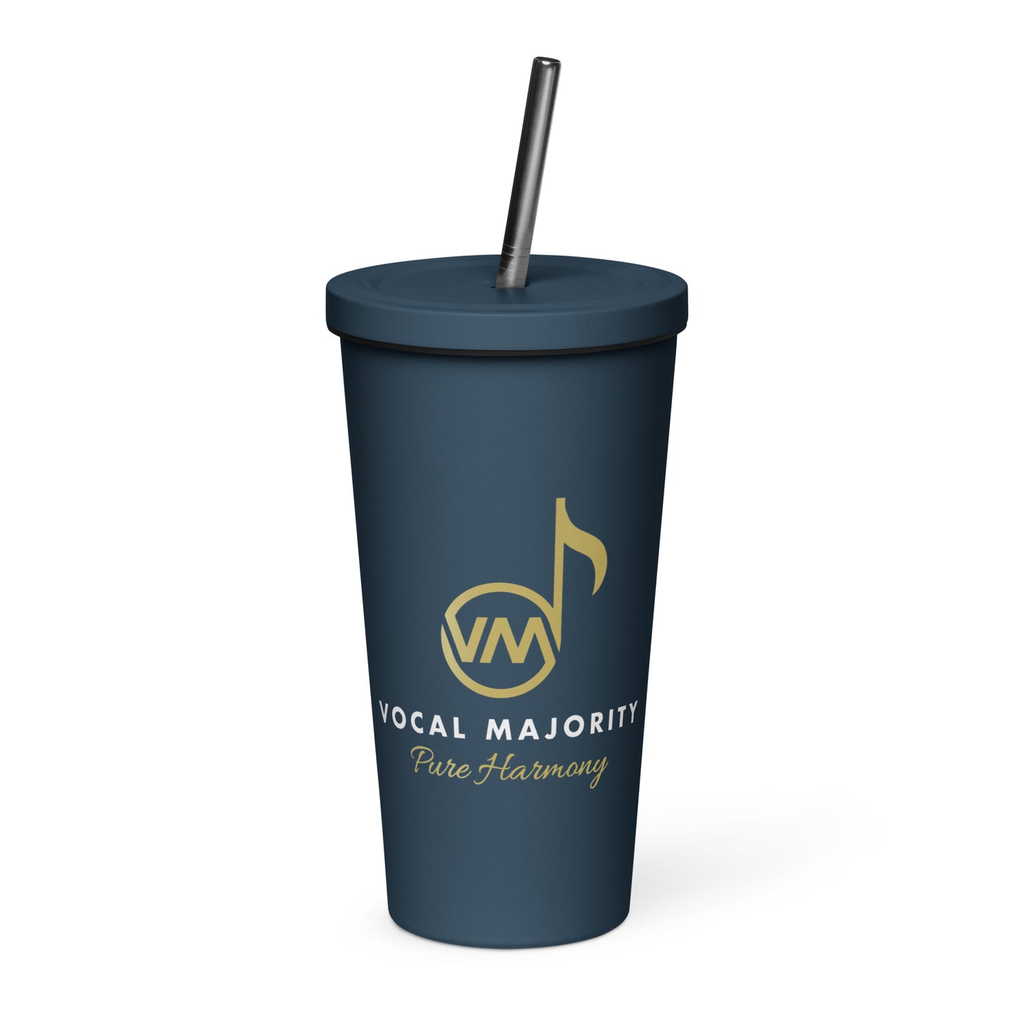 Vocal Majority - Printed Insulated tumbler with a straw