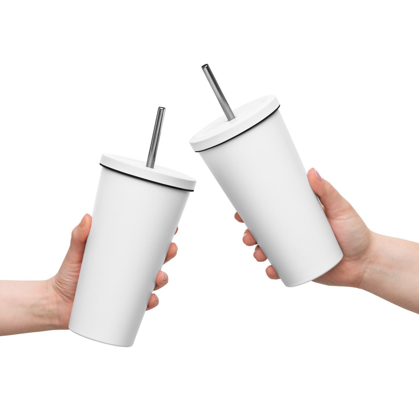 Fleet Street - Printed Insulated tumbler with a straw