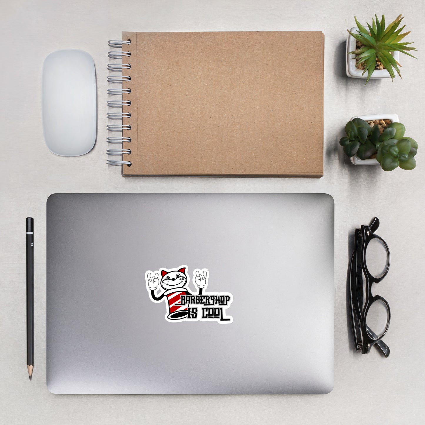 Barbershop is cool - Kiss cut Bubble-free stickers