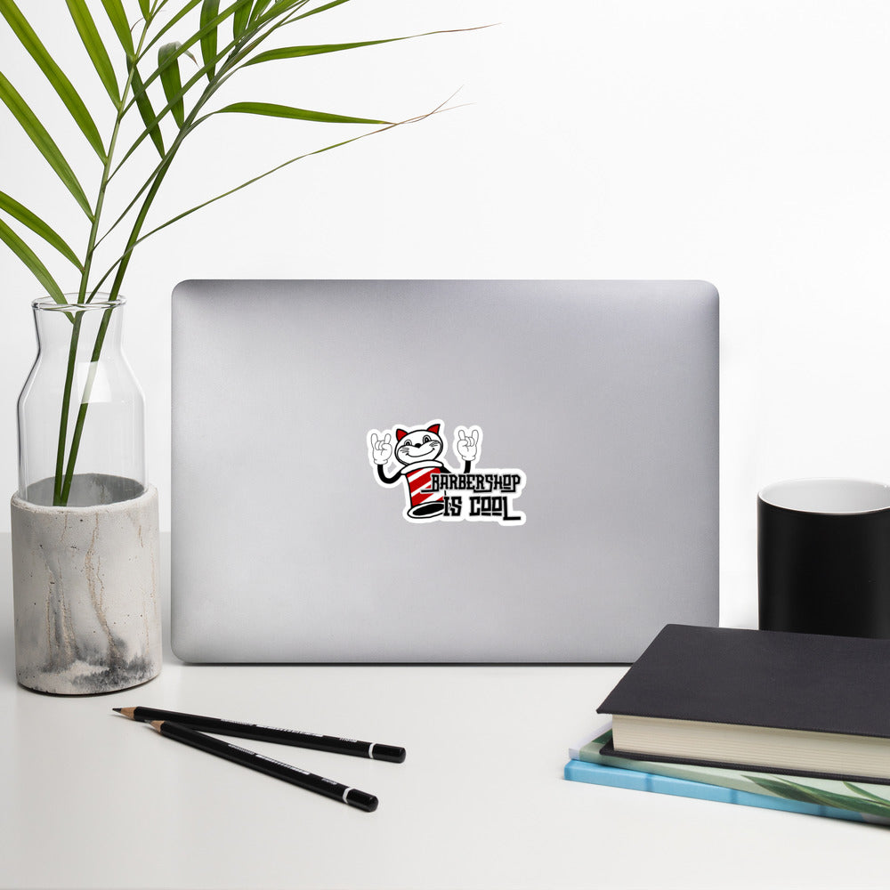 Barbershop is cool - Kiss cut Bubble-free stickers