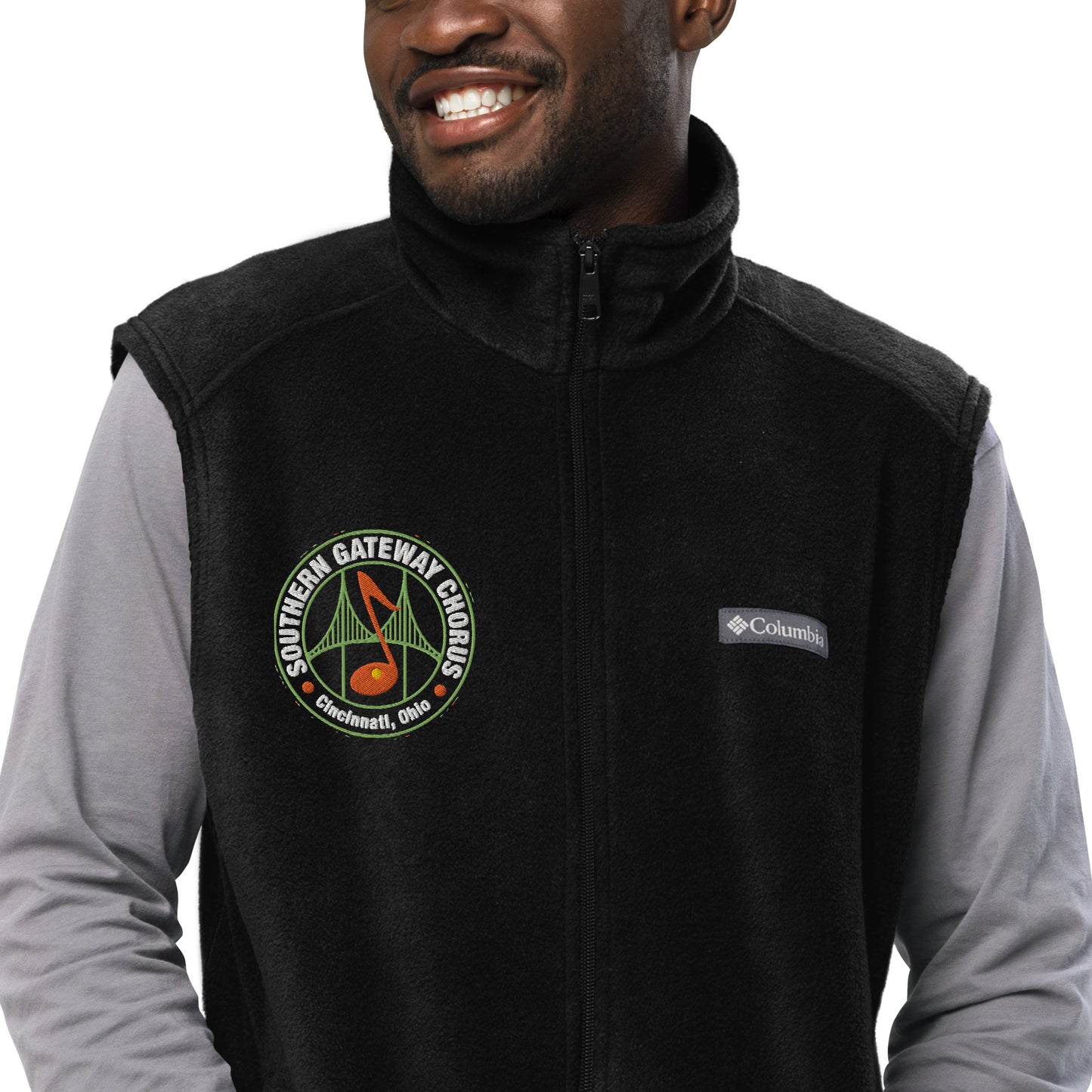 Southern Gateway Chorus - Embroidered Men’s Columbia fleece vest