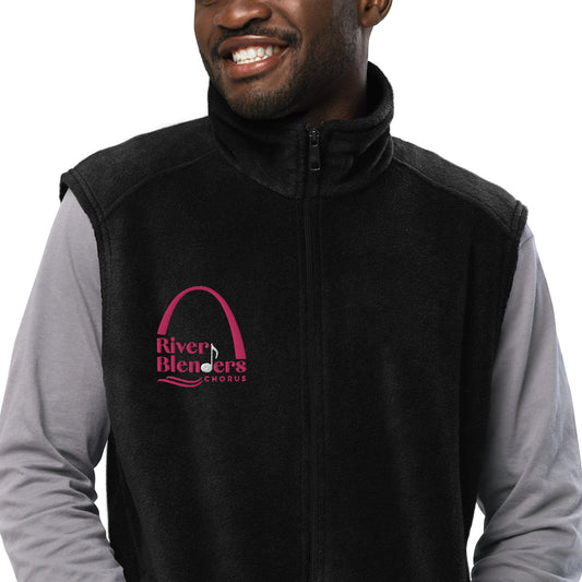 River Blenders - Embroidered Men’s Columbia fleece vest