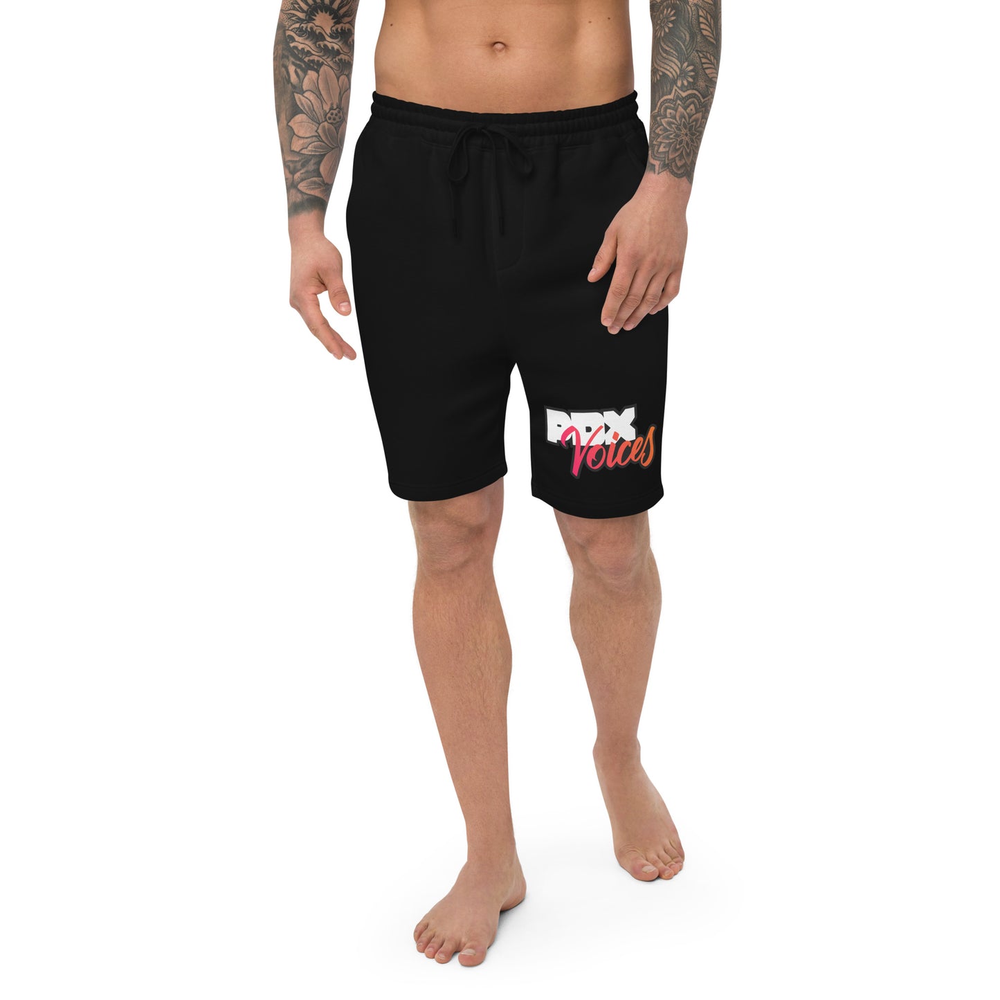 PDX Voices - Printed Men's fleece shorts