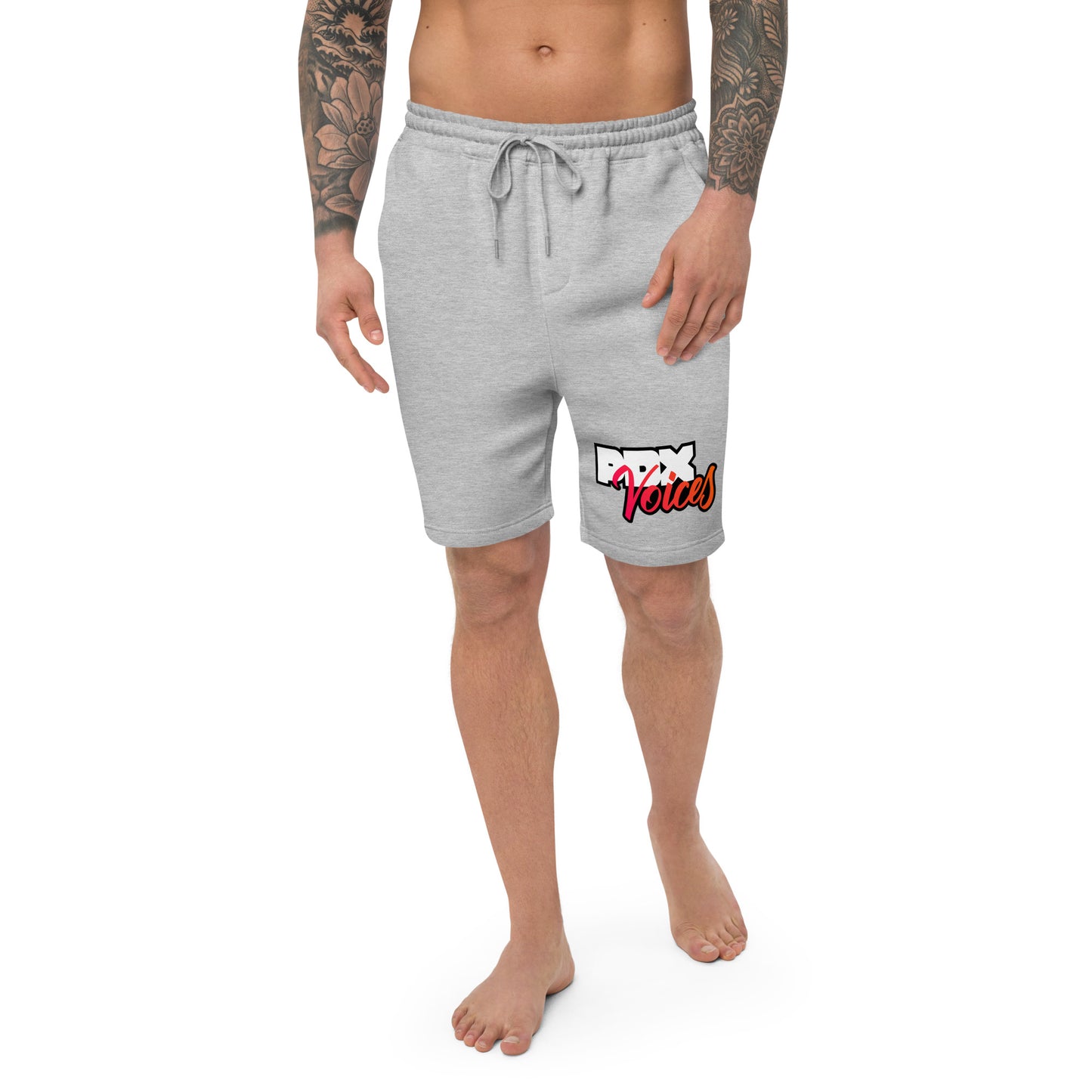 PDX Voices - Printed Men's fleece shorts