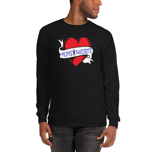 Mom's Favorite printed - Regular Fit Gildan Long Sleeve Shirt