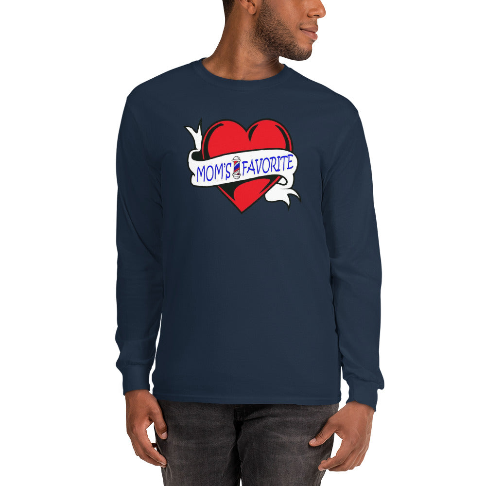 Mom's Favorite printed - Regular Fit Gildan Long Sleeve Shirt