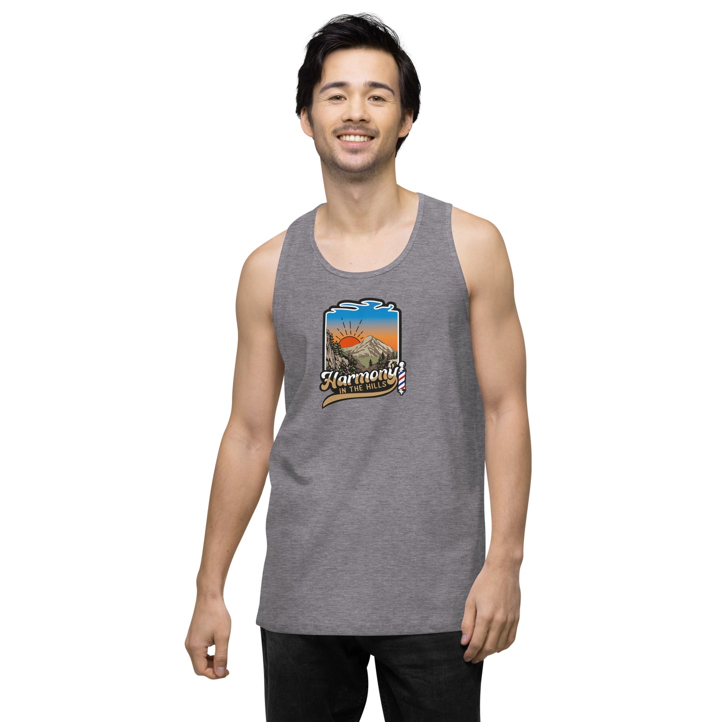 Harmony in the Hills - Men’s premium tank top