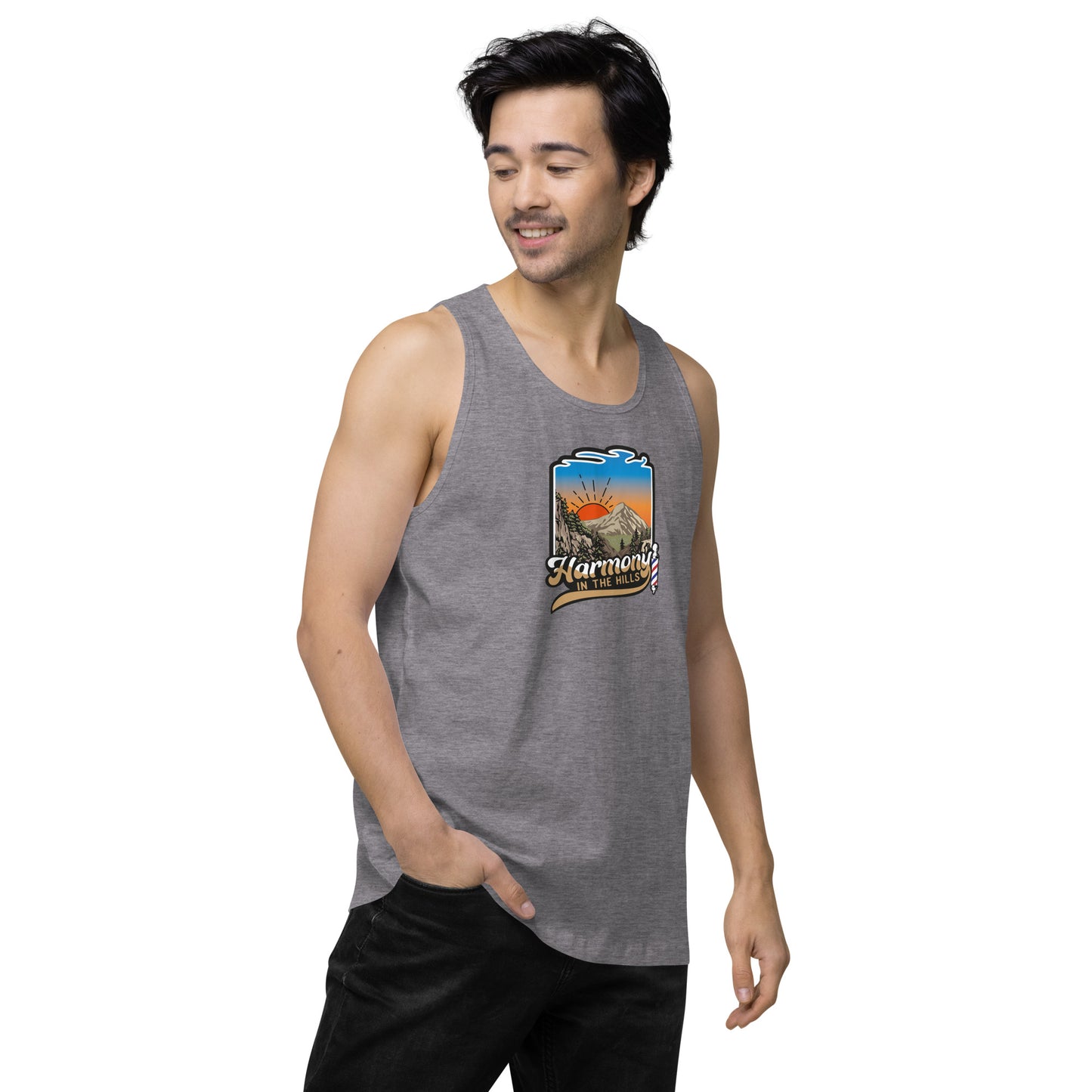 Harmony in the Hills - Men’s premium tank top