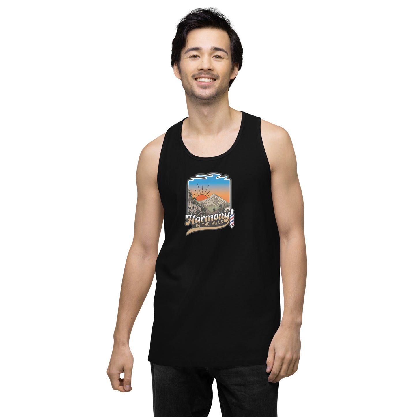 Harmony in the Hills - Men’s premium tank top