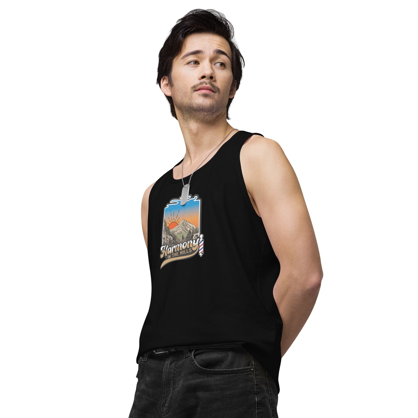 Harmony in the Hills - Men’s premium tank top