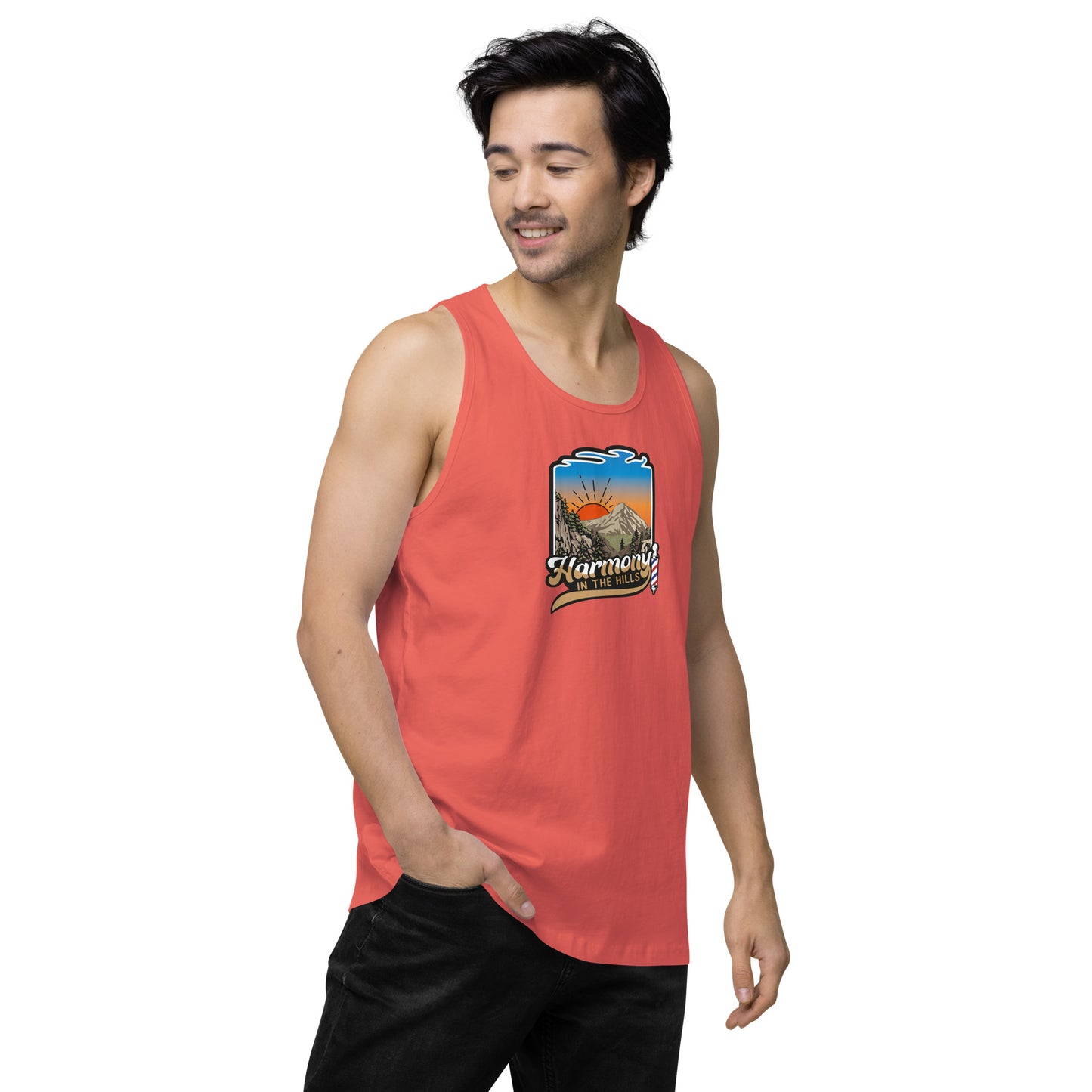 Harmony in the Hills - Men’s premium tank top