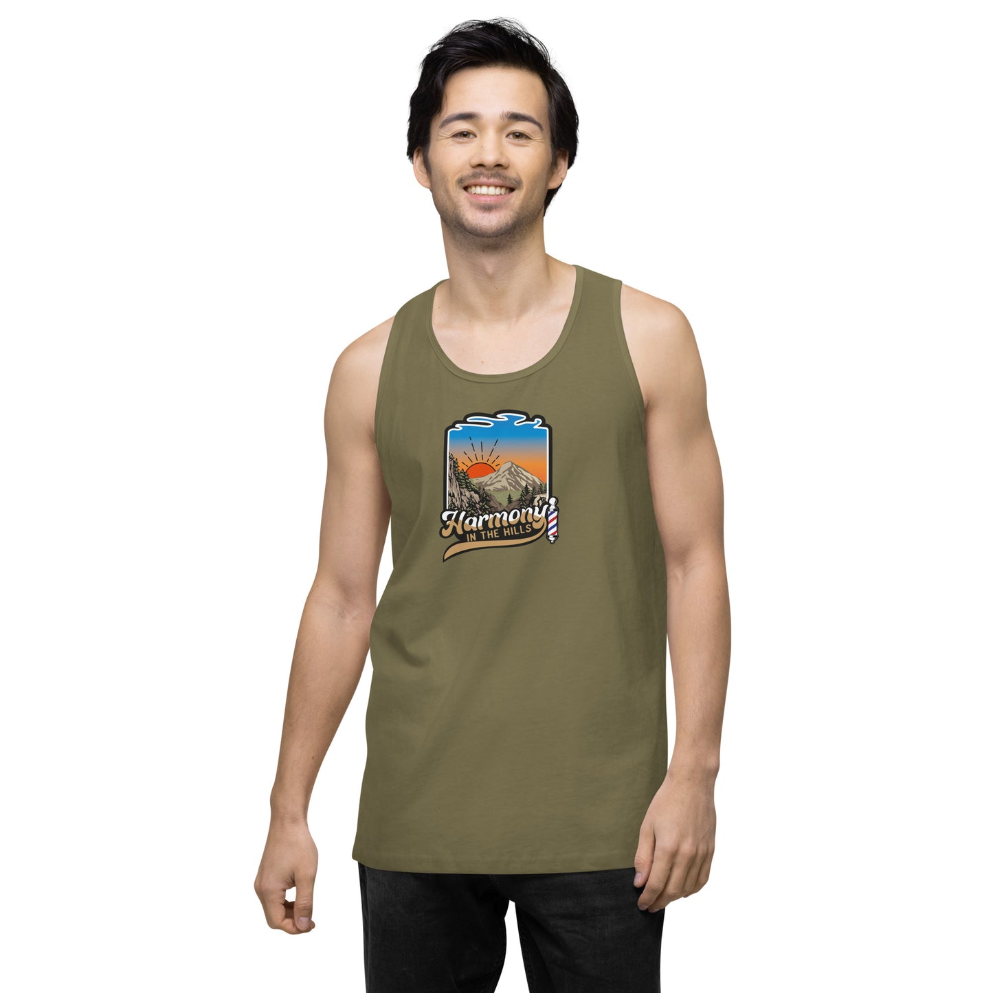 Harmony in the Hills - Men’s premium tank top