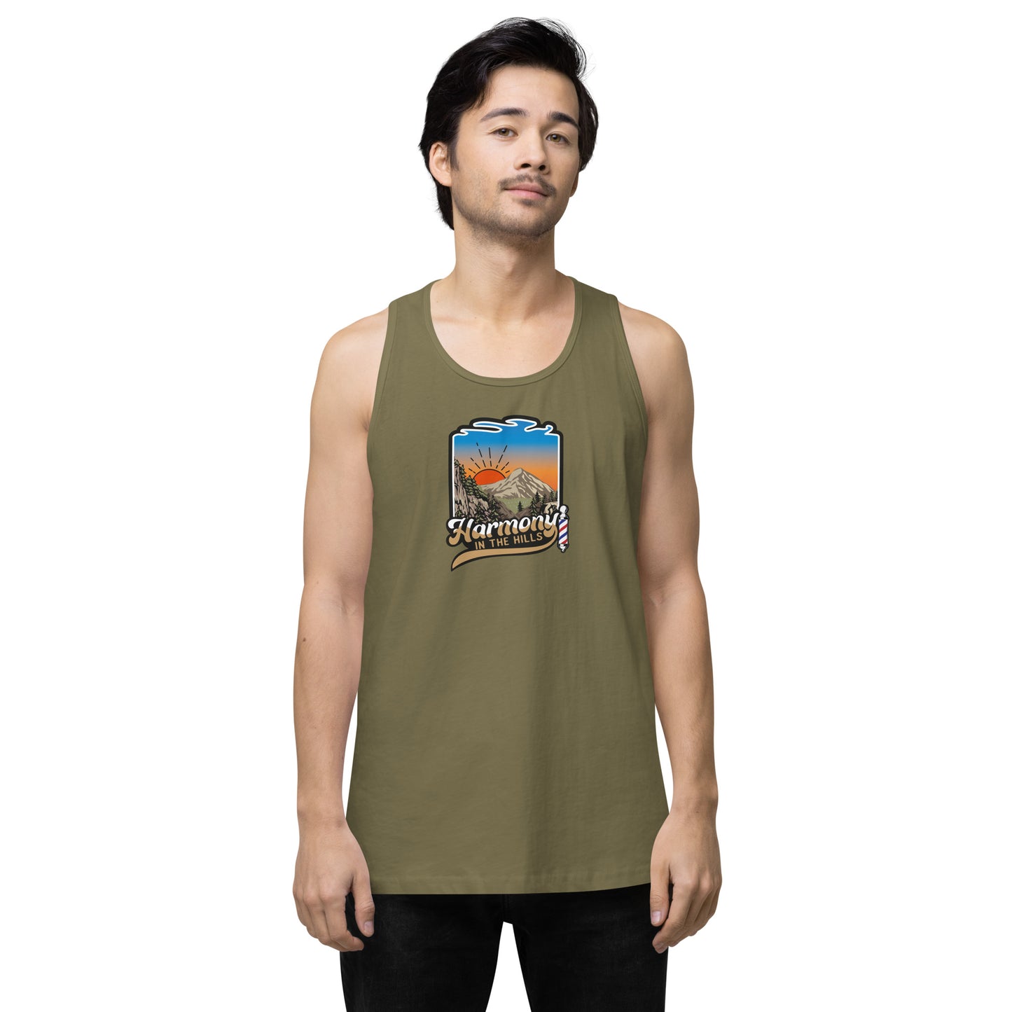 Harmony in the Hills - Men’s premium tank top