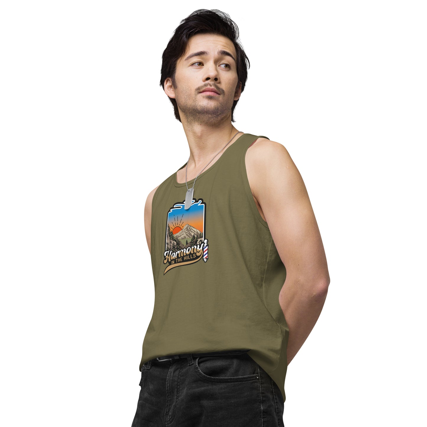 Harmony in the Hills - Men’s premium tank top