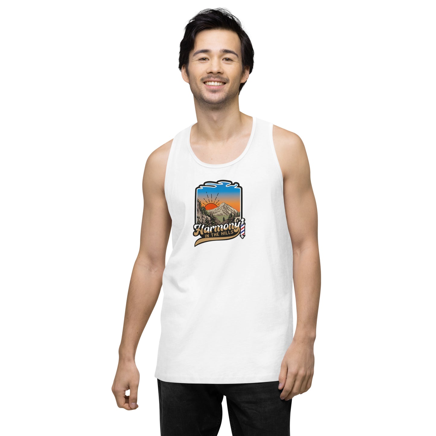 Harmony in the Hills - Men’s premium tank top