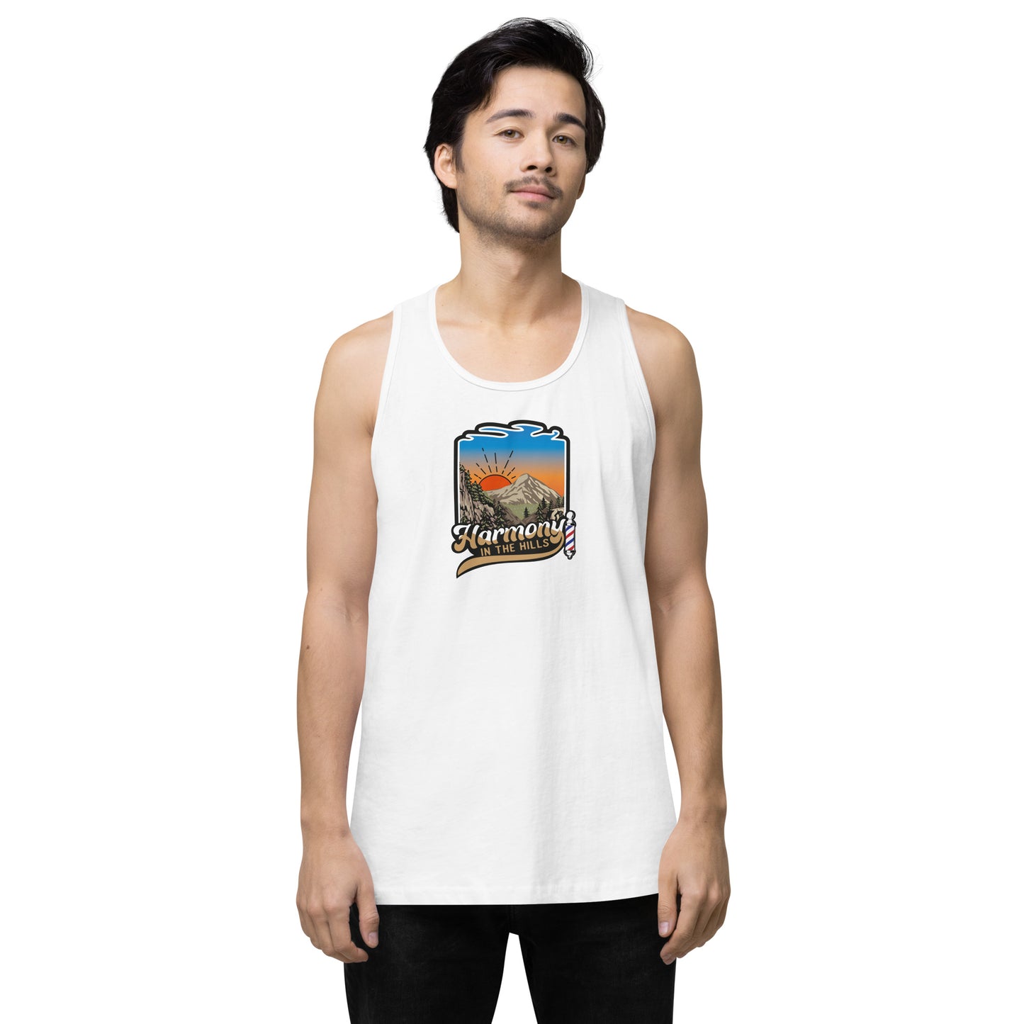 Harmony in the Hills - Men’s premium tank top