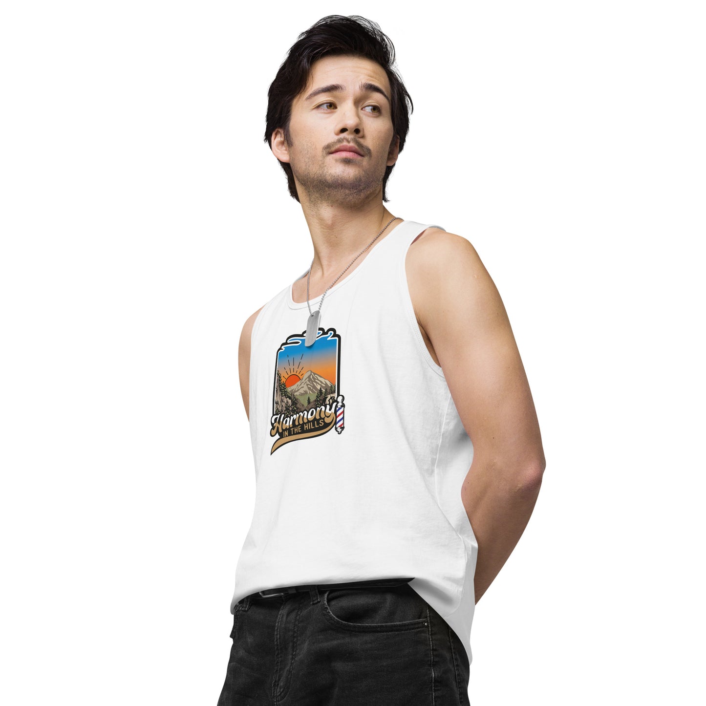 Harmony in the Hills - Men’s premium tank top