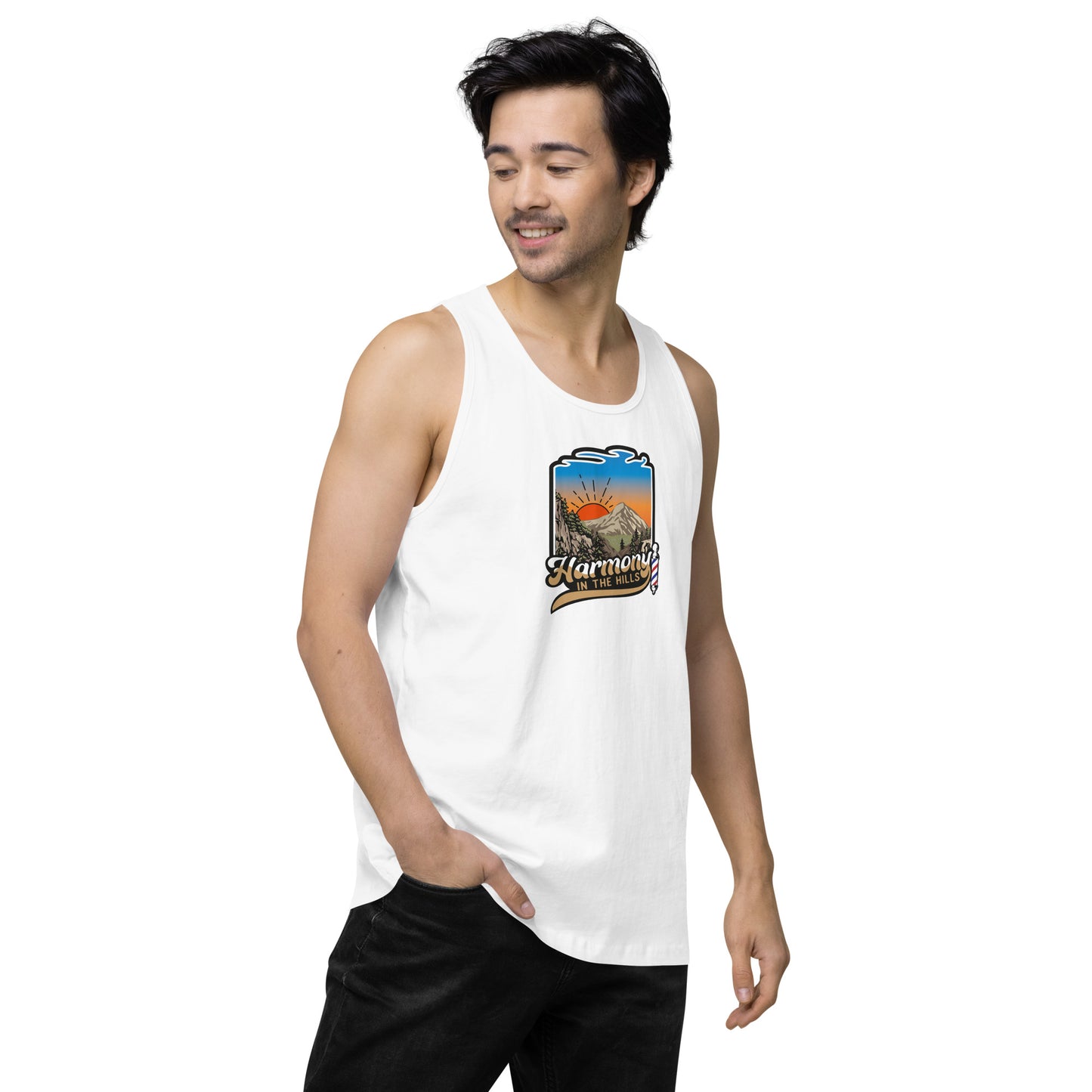 Harmony in the Hills - Men’s premium tank top