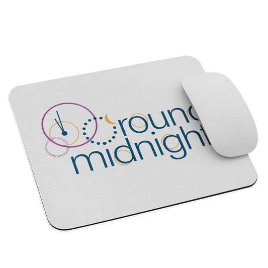 Round Midnight - Printed Mouse pad