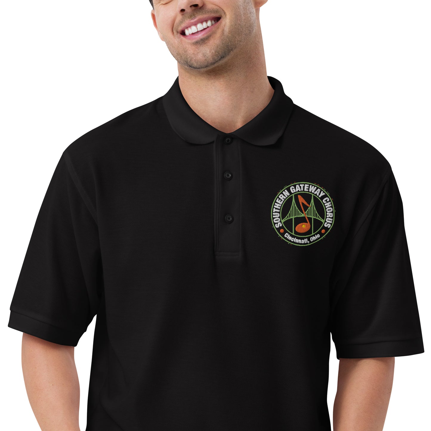 Southern Gateway Chorus -  Embroidered Men's Premium Polo