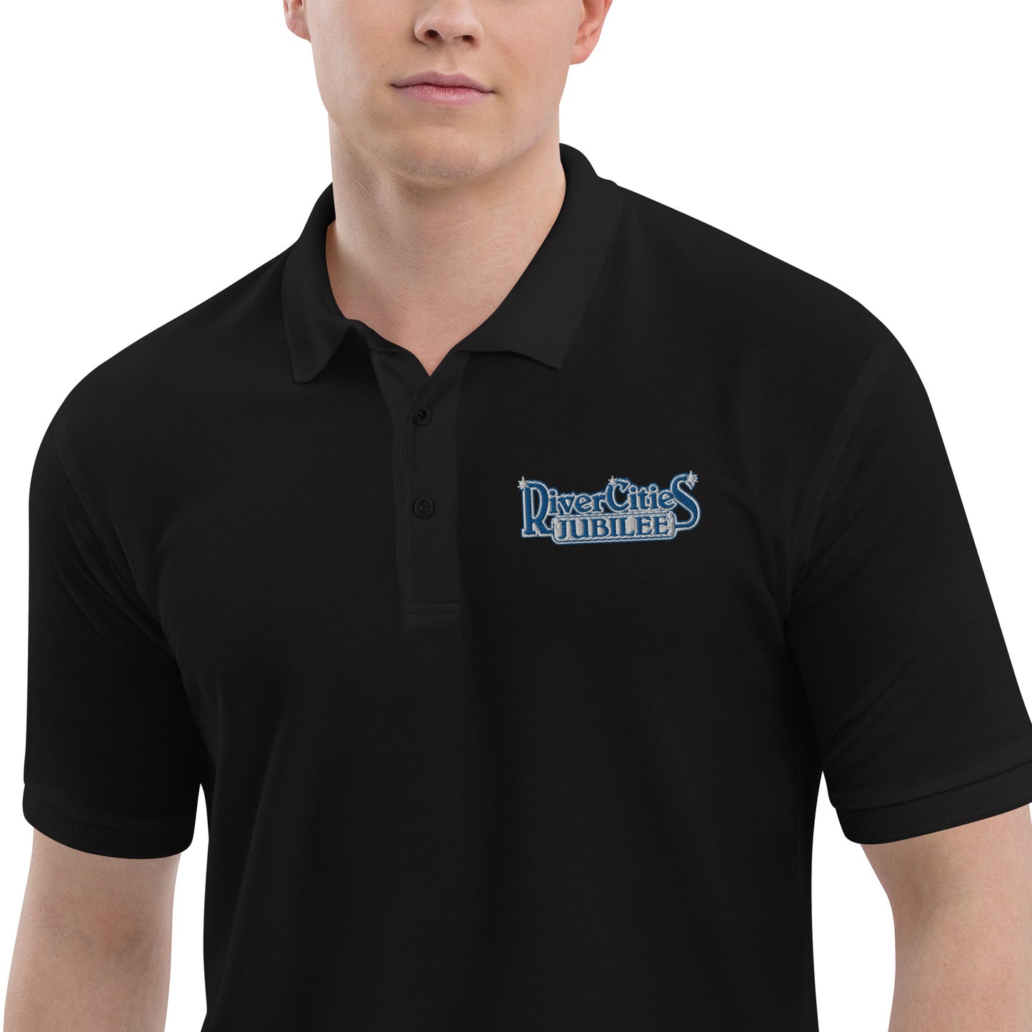 River Cities Jubilee - Embroidered Men's Premium Polo