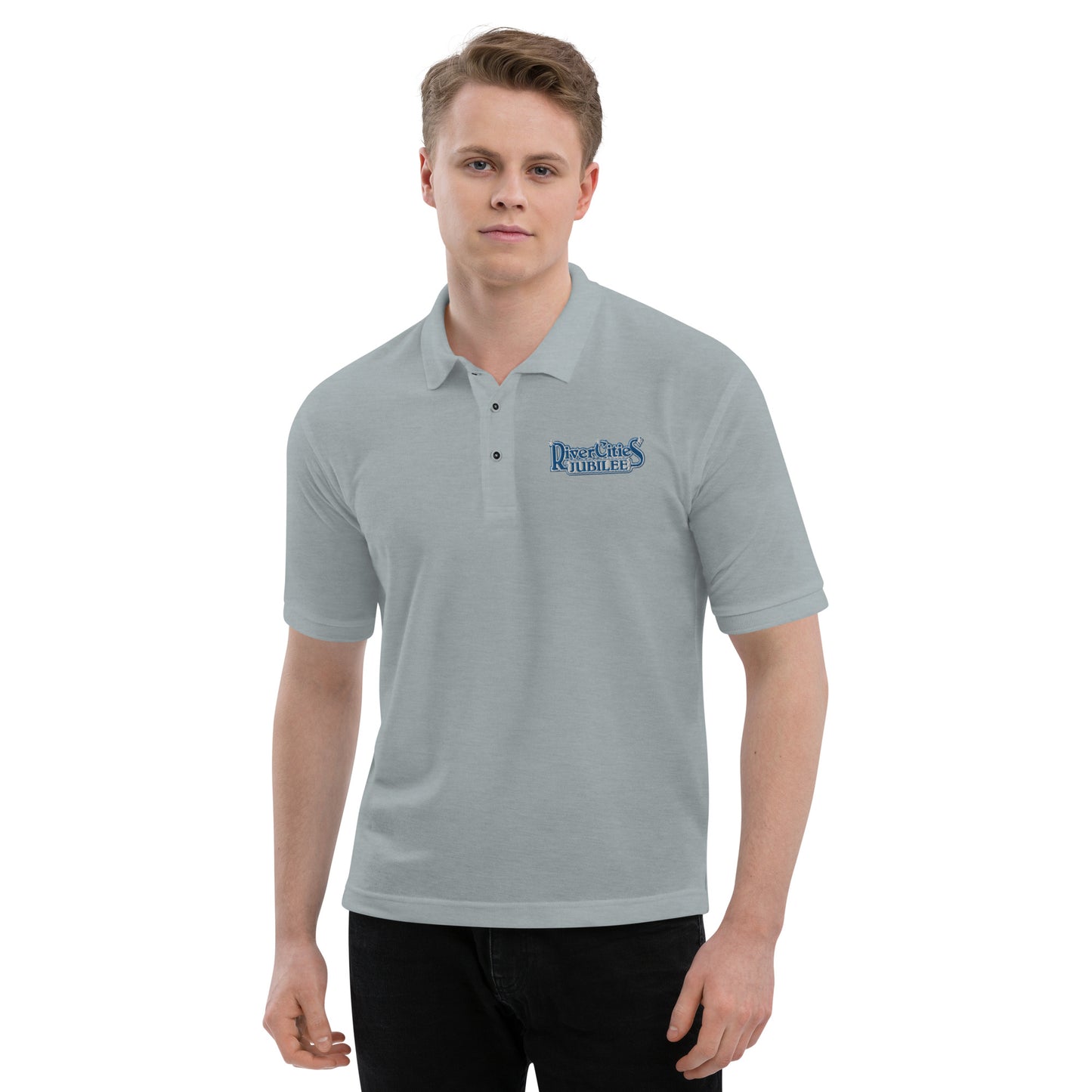 River Cities Jubilee - Embroidered Men's Premium Polo