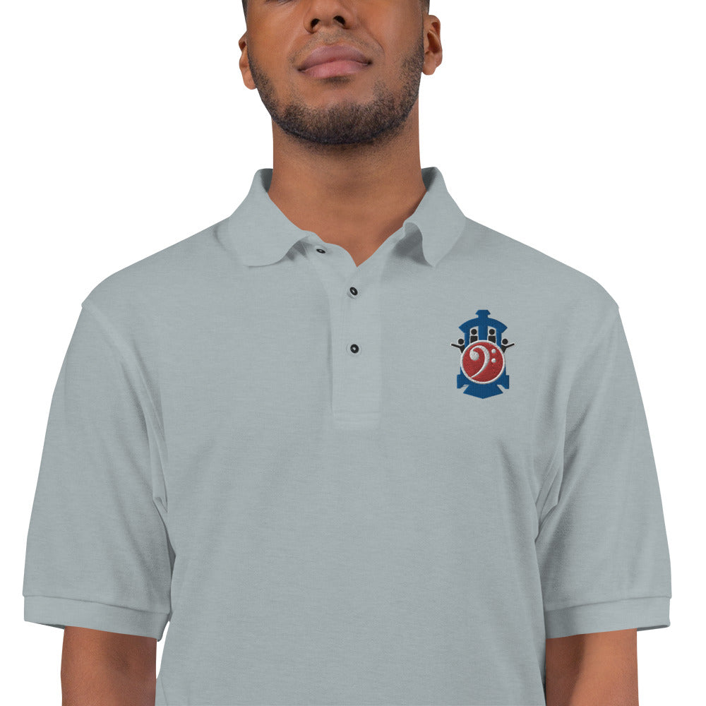 Choo Choo Chorus - Embroidered Men's Premium Polo