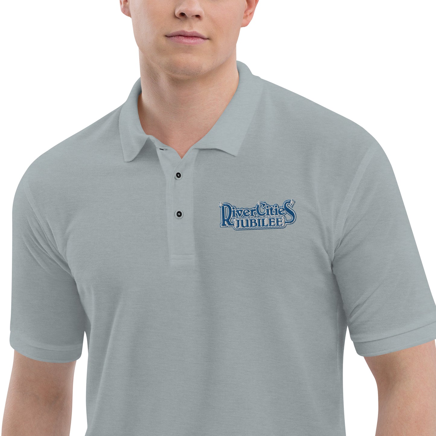 River Cities Jubilee - Embroidered Men's Premium Polo