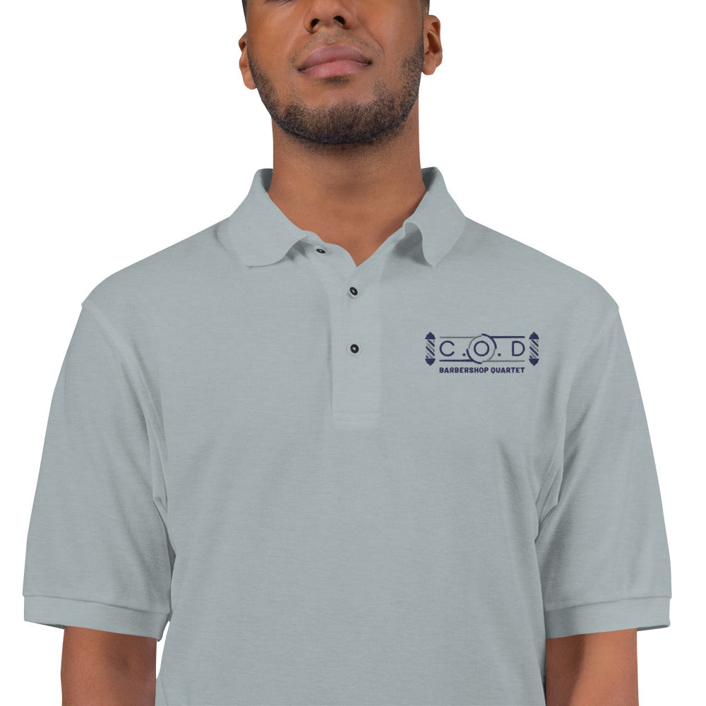 C.O.D. Embroidered Men's Premium Polo