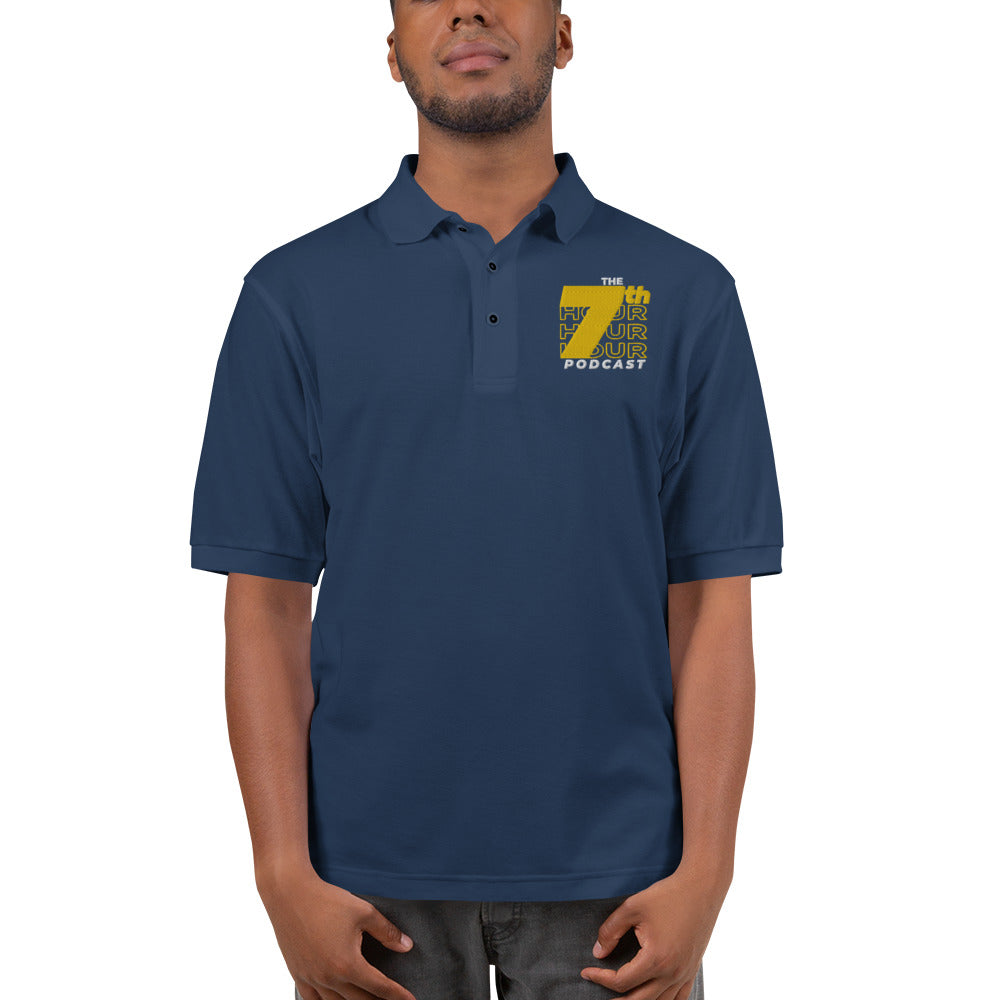 7th Hour Podcast - Embroidered Men's Premium Polo