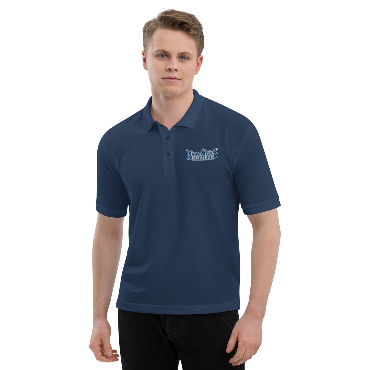 River Cities Jubilee - Embroidered Men's Premium Polo