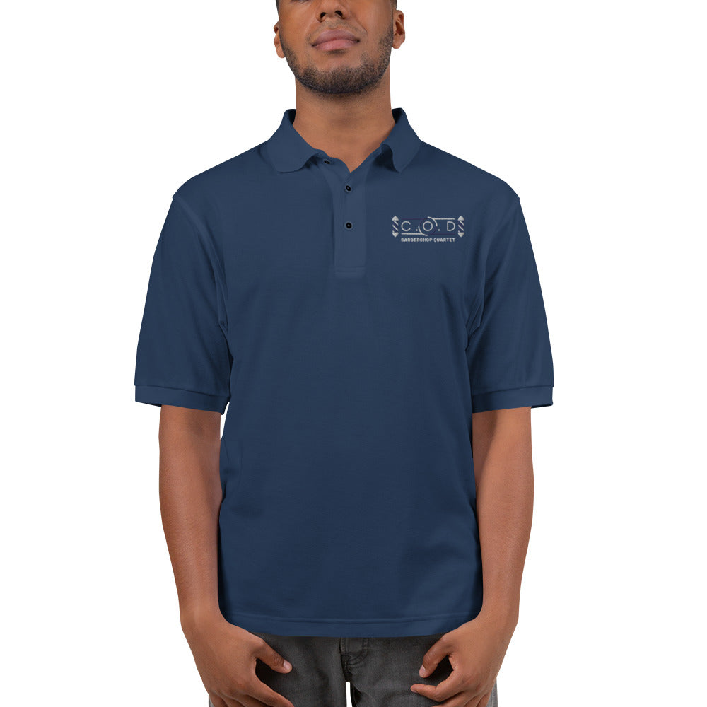 C.O.D. Embroidered Men's Premium Polo