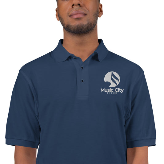 Music City Chorus - Embroidered Men's Premium Polo